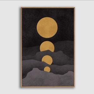 SIGNFORD Framed Abstract Scenery Canvas